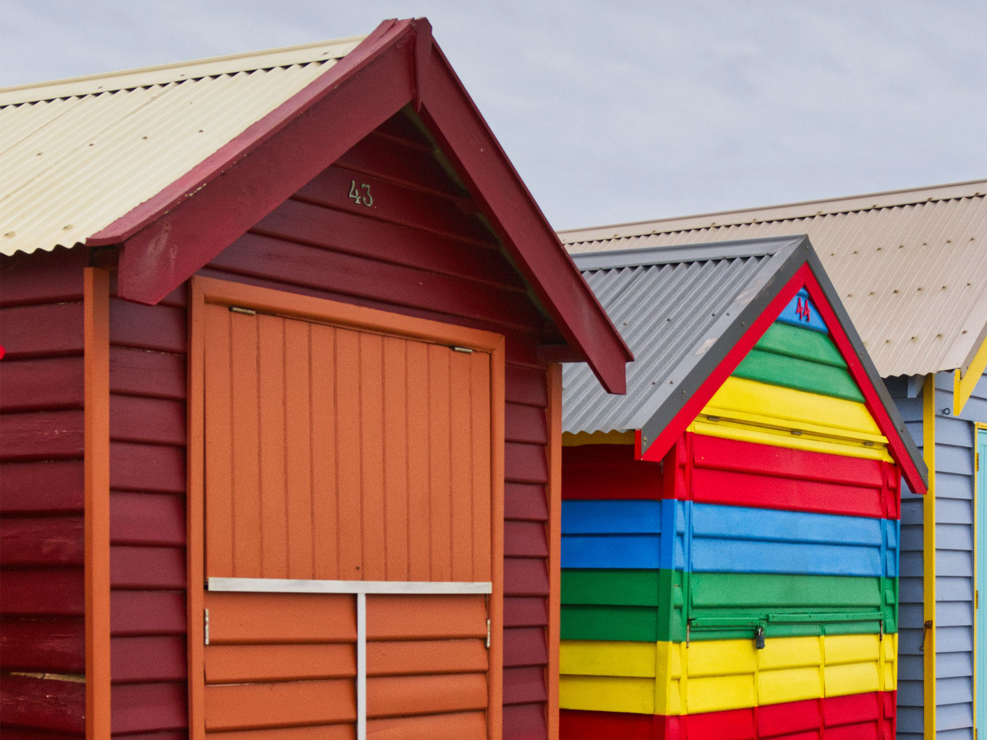 The premium culture of bathing boxes on Safety Beach